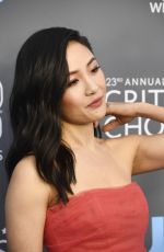 CONSTANCE WU at 2018 Critics’ Choice Awards in Santa Monica 01/11/2018