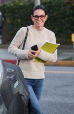 COURTENEY COX Out and About in Beverly Hills 01/09/2018