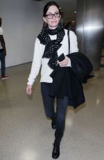 COURTNEY COX at Los Angeles International Airport 01/21/2018