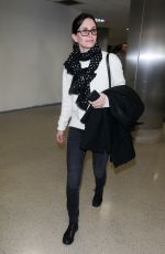 COURTNEY COX at Los Angeles International Airport 01/21/2018