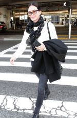 COURTNEY COX at Los Angeles International Airport 01/21/2018
