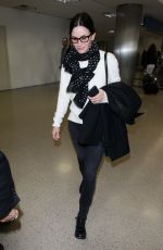 COURTNEY COX at Los Angeles International Airport 01/21/2018