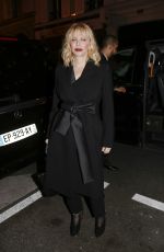 COURTNEY LOVE at Yves Saint Laurent Night at Beauty Hotel in Paris 01/17/2018