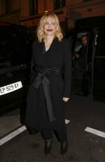 COURTNEY LOVE at Yves Saint Laurent Night at Beauty Hotel in Paris 01/17/2018
