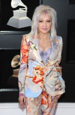 CYNDI LAUPER at Grammy 2018 Awards in New York 01/28/2018
