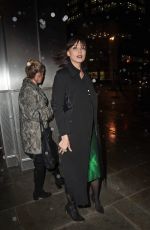 DAISY LOWE Leaves Heron Tower in London 01/30/2018