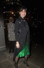 DAISY LOWE Leaves Heron Tower in London 01/30/2018