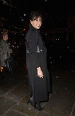 DAISY LOWE Leaves Heron Tower in London 01/30/2018