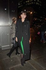 DAISY LOWE Leaves Heron Tower in London 01/30/2018