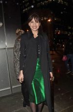 DAISY LOWE Leaves Heron Tower in London 01/30/2018