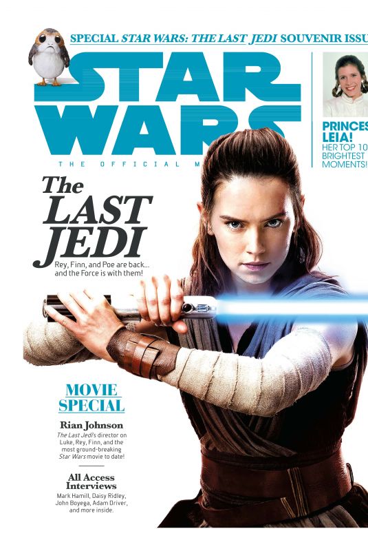 DAISY RIDLEY in Star Wars Insider, January/February 2018 Issue