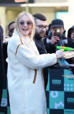 DAKOTA FANNING Arrives at AOL Build Speaker Series in New York 01/18/2018