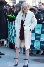 DAKOTA FANNING Arrives at AOL Build Speaker Series in New York 01/18/2018