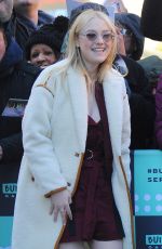 DAKOTA FANNING Arrives at AOL Build Speaker Series in New York 01/18/2018