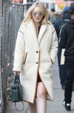 DAKOTA FANNING Arrives at AOL Build Speaker Series in New York 01/18/2018
