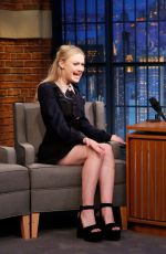 DAKOTA FANNING at Late Night with Seth Meyers in New York 01/25/2018