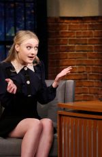 DAKOTA FANNING at Late Night with Seth Meyers in New York 01/25/2018