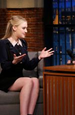 DAKOTA FANNING at Late Night with Seth Meyers in New York 01/25/2018