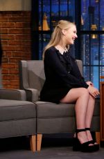 DAKOTA FANNING at Late Night with Seth Meyers in New York 01/25/2018