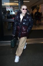 DAKOTA FANNING at Los Angeles International Airport 01/20/2018