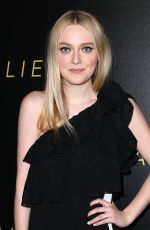 DAKOTA FANNING at The Alienist Premiere in New York 01/16/2018