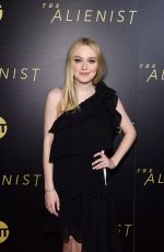 DAKOTA FANNING at The Alienist Premiere in New York 01/16/2018