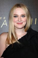DAKOTA FANNING at The Alienist Premiere in New York 01/16/2018