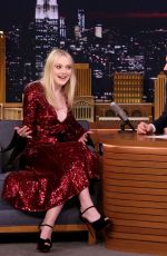 DAKOTA FANNING at Tonight Show Starring Jimmy Fallon in New York 01/19/2018