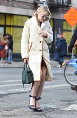 DAKOTA FANNING Out in New York 01/18/2018