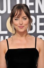 DAKOTA JOHNSON at 75th Annual Golden Globe Awards in Beverly Hills 01/07/2018