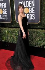 DAKOTA JOHNSON at 75th Annual Golden Globe Awards in Beverly Hills 01/07/2018