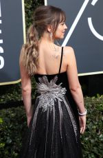 DAKOTA JOHNSON at 75th Annual Golden Globe Awards in Beverly Hills 01/07/2018