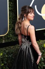 DAKOTA JOHNSON at 75th Annual Golden Globe Awards in Beverly Hills 01/07/2018