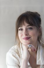 DAKOTA JOHNSON at Fifty Shades Freed Press Conference in Los Angeles 01/24/2018