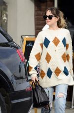DAKOTA JOHNSON Out and About in Los Angeles 01/17/2018