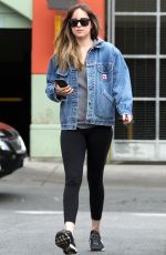 DAKOTA JOHNSON Out and About in West Hollywood 01/03/2018