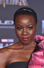 DANAI GURIRA at Black Panther Premiere in Hollywood 01/29/2018