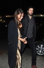 DANIELLE BUX and Nate Greenwald Out for Dinner at Delilah in Los Angeles 01/12/2018