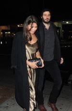 DANIELLE BUX and Nate Greenwald Out for Dinner at Delilah in Los Angeles 01/12/2018