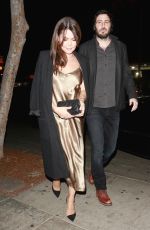 DANIELLE BUX and Nate Greenwald Out for Dinner at Delilah in Los Angeles 01/12/2018