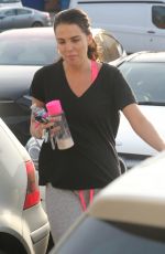 DANIELLE LLOYD Leaves a Gym in Birmingham 01/30/2018