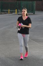 DANIELLE LLOYD Leaves a Gym in Birmingham 01/30/2018