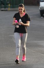DANIELLE LLOYD Leaves a Gym in Birmingham 01/30/2018