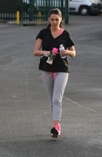 DANIELLE LLOYD Leaves a Gym in Birmingham 01/30/2018