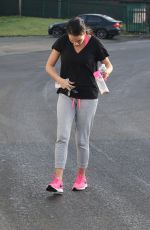 DANIELLE LLOYD Leaves a Gym in Birmingham 01/30/2018
