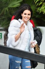 DANIELLE LLOYD Leaves ITV Studios in London 01/17/2018