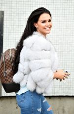 DANIELLE LLOYD Leaves ITV Studios in London 01/17/2018