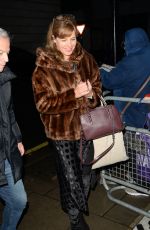 DARCEY BUSSELL Arrives at BBC Radio 2 Studios in London 01/12/2018