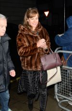 DARCEY BUSSELL Arrives at BBC Radio 2 Studios in London 01/12/2018