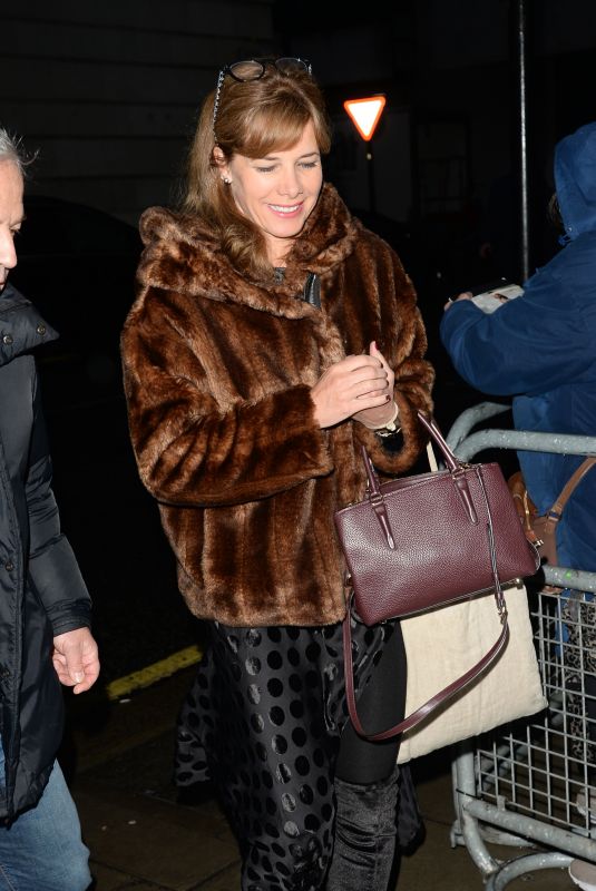 DARCEY BUSSELL Arrives at BBC Radio 2 Studios in London 01/12/2018
